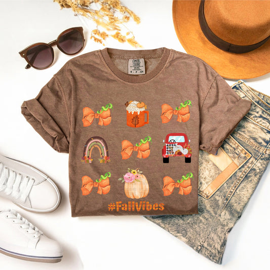 Fall Vibes Collage #2550 DTF Transfer