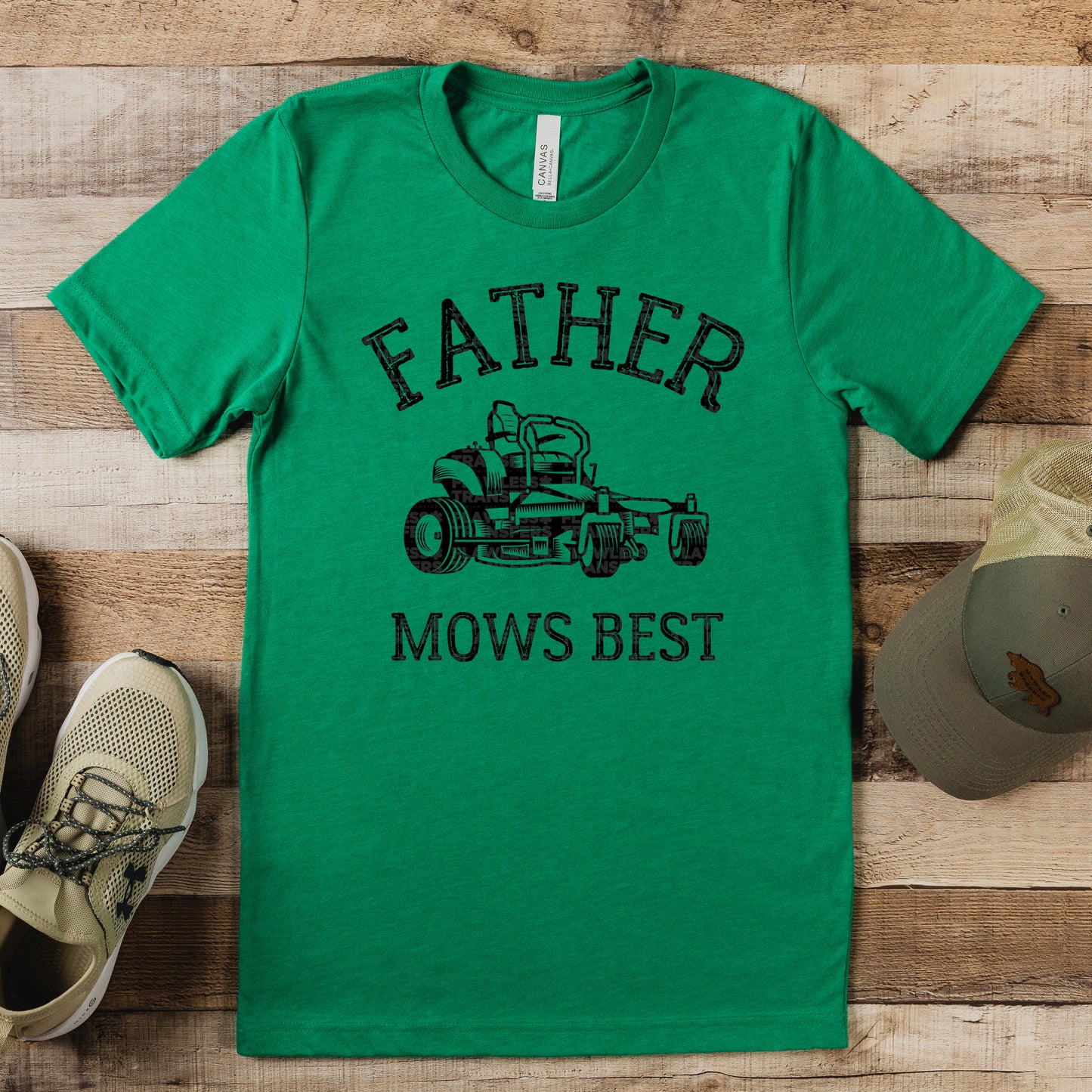 Father Mows Best #2075 DTF Transfer
