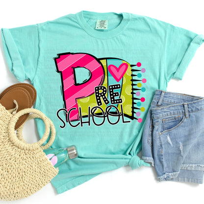 Bright Colorful Banner Back To School #0008 DTF Transfer