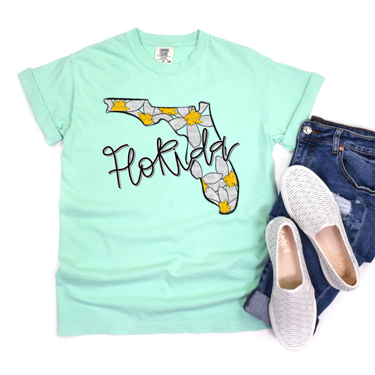 Florida Whimsy States DTF Transfer