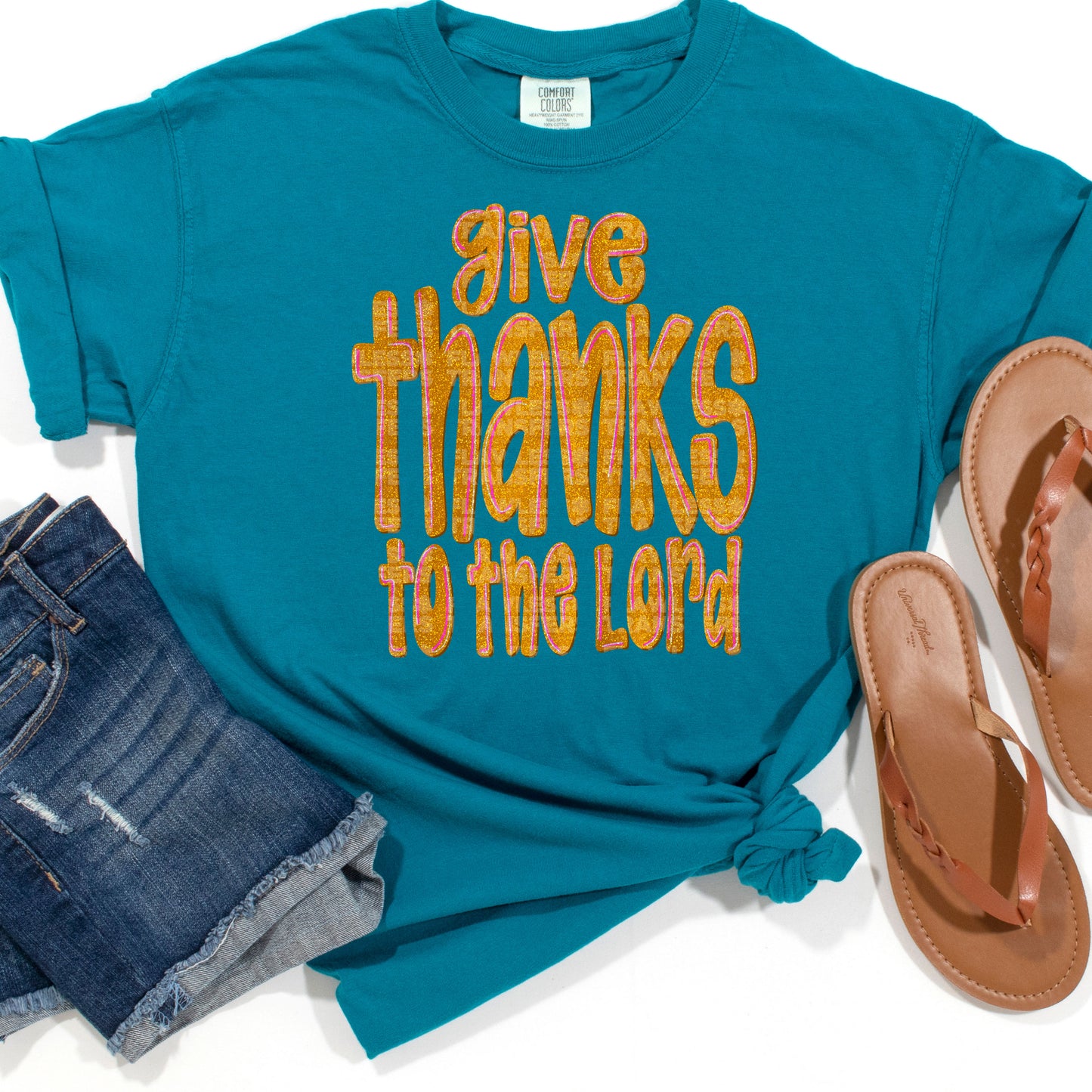 Give Thanks To The Lord #2553 DTF Transfer