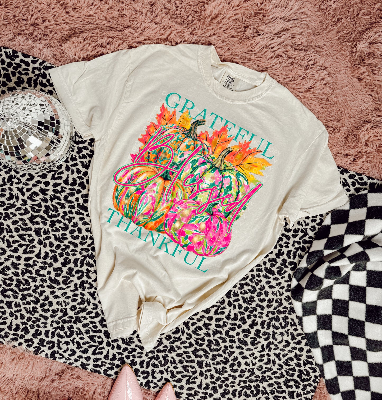 Grateful Thankful Blessed #2236 DTF Transfer