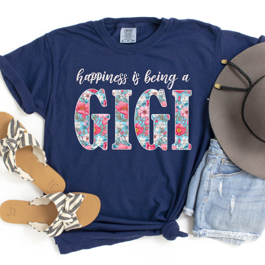 Happiness Is Being A Gigi DTF Transfer