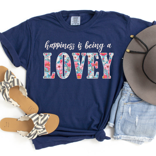 Happiness Is Being A Lovey DTF Transfer