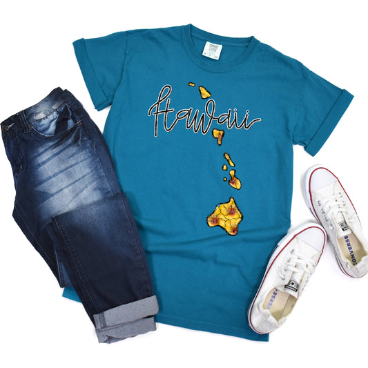 Hawaii Whimsy States DTF Transfer