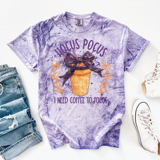 Hocus Pocus I Need Coffee To Focus #2463 DTF Transfer