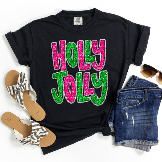 Holly Jolly #2671 DTF Transfer