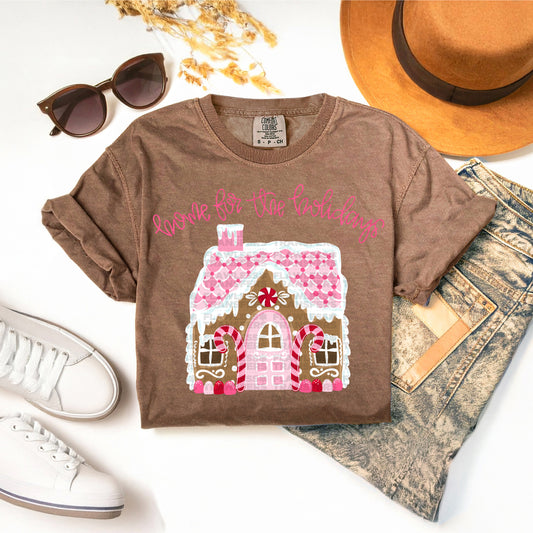 Home For The Holidays Gingerbread House #2949 DTF Transfer