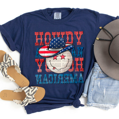 Howdy American #0046 DTF Transfer