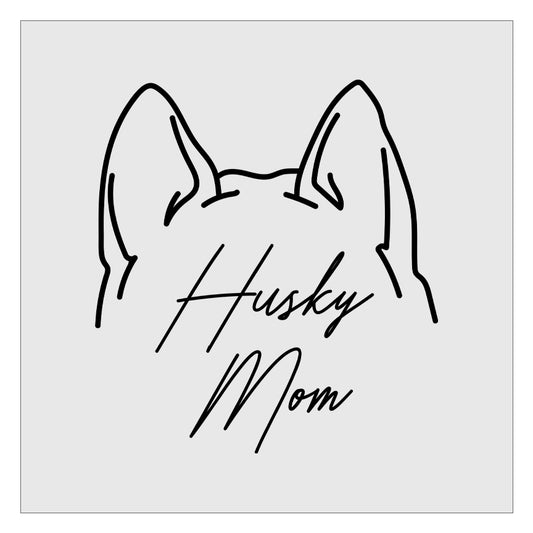 Husky Mom DTF Transfer