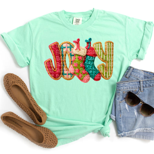 Jolly Faux Yarn #2813 DTF Transfer