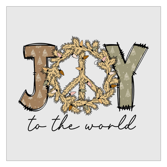 Joy To The World - Design 5 DTF Transfer