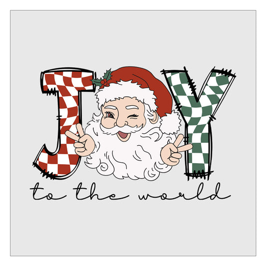 Joy to the World - Design 6 DTF Transfer