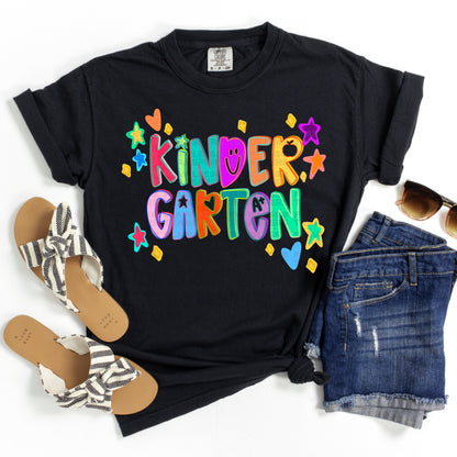 All Grades Back To School Doodles No Glitter #2254 DTF Transfer