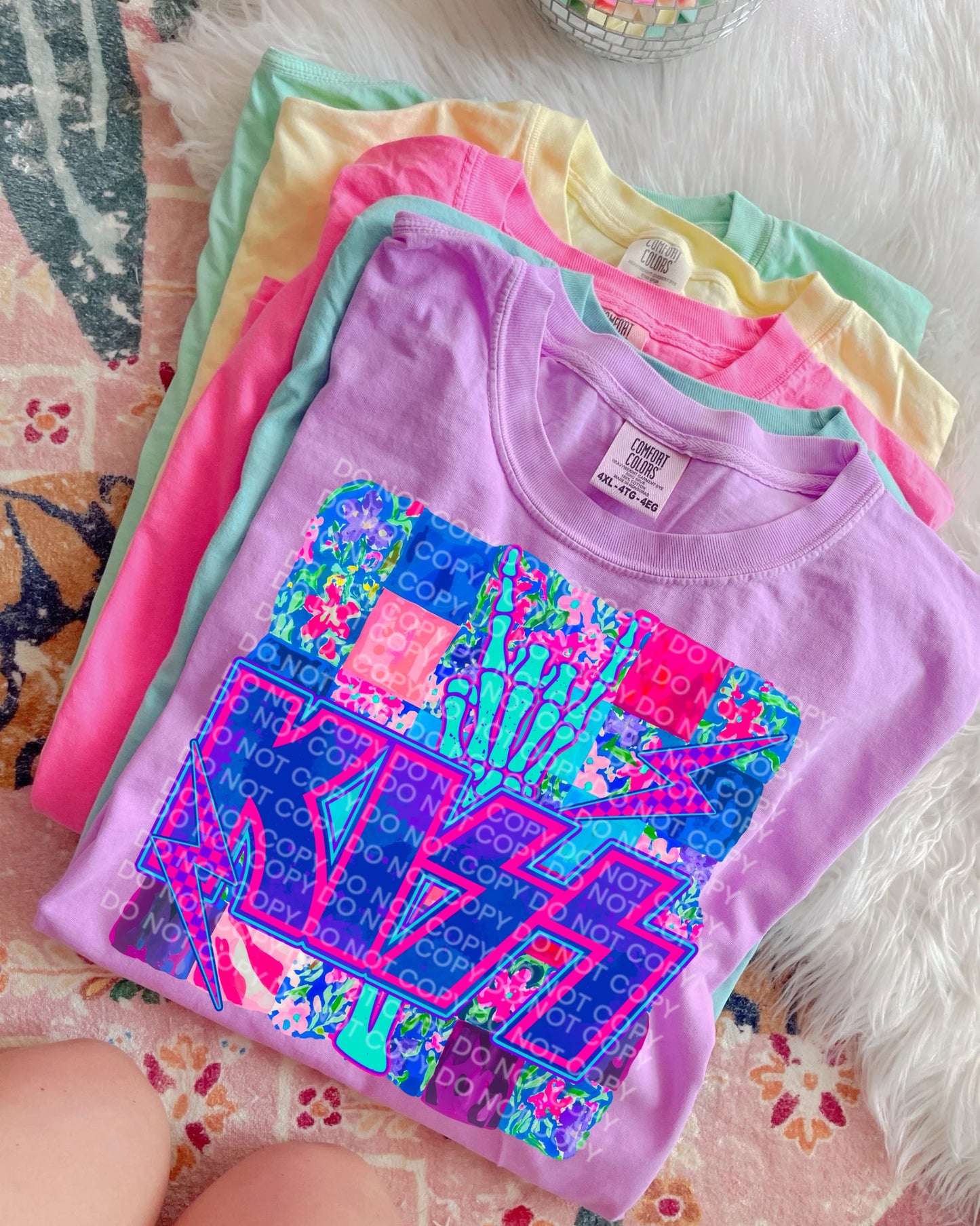 Neon Music Bands #2297 DTF Transfer