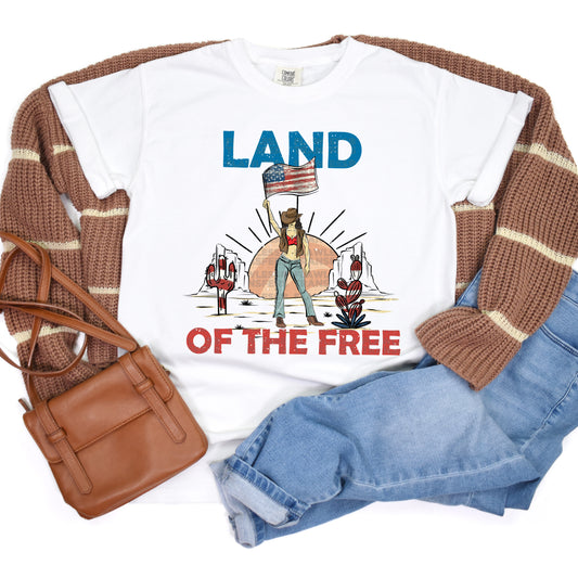 Land Of The Free #2130 DTF Transfer