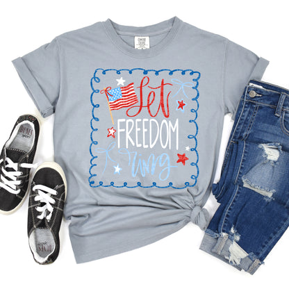 Let Freedom Ring #0056 DTF Transfer