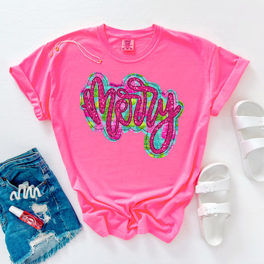 Merry #2675 DTF Transfer