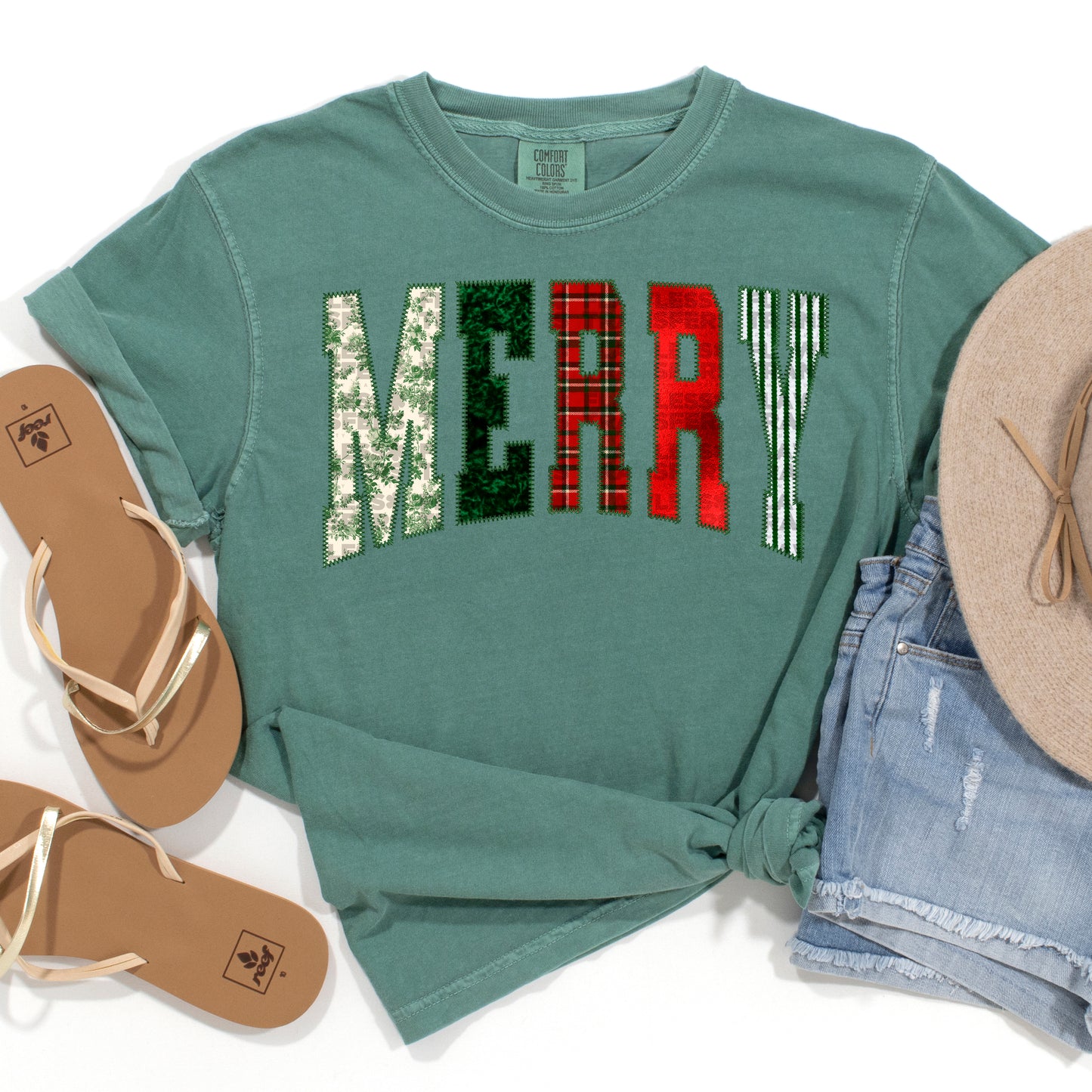 Merry Varsity #2860 DTF Transfer