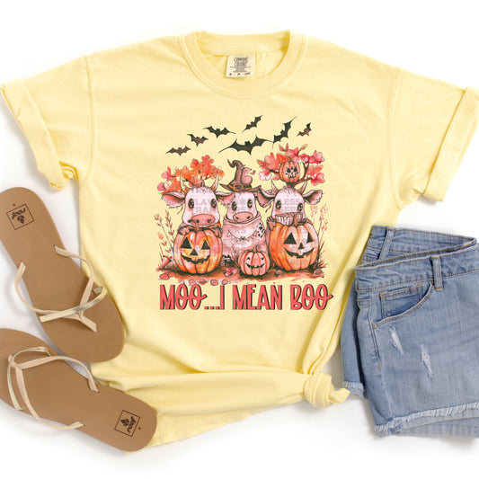 Moo I Mean Boo #2464 DTF Transfer