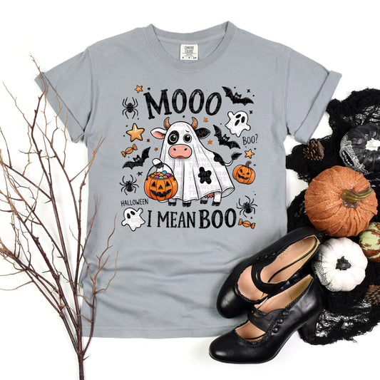 Mooo I Mean Boo #2435 DTF Transfer