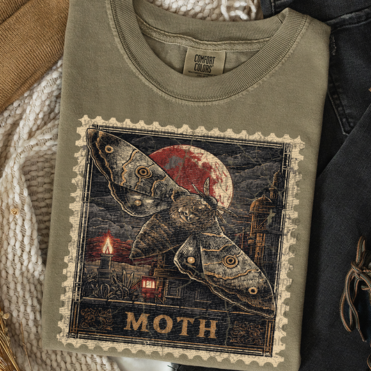 Moth Vintage Stamp #2316 DTF Transfer