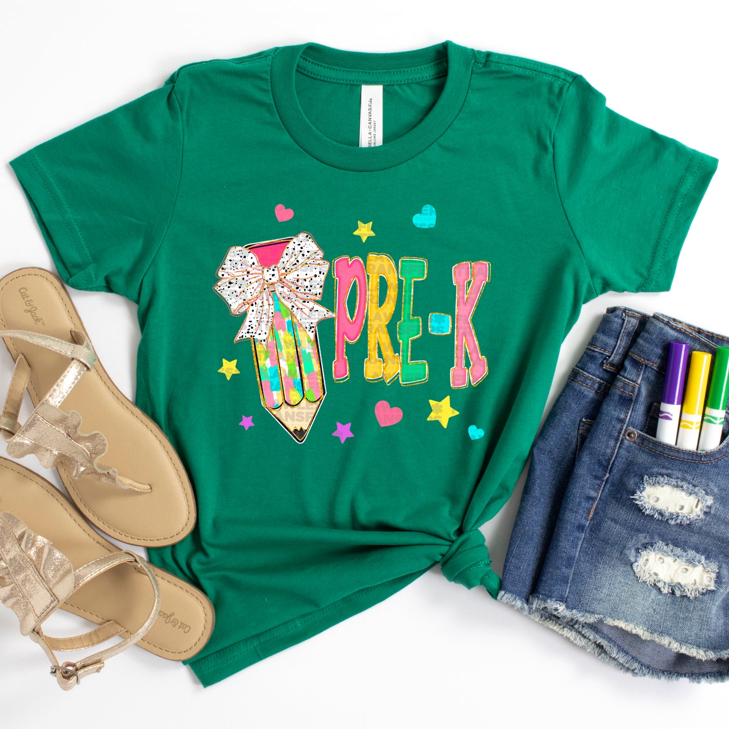 Preppy Pencil Coquette Bow Back To School #2197 DTF Transfer