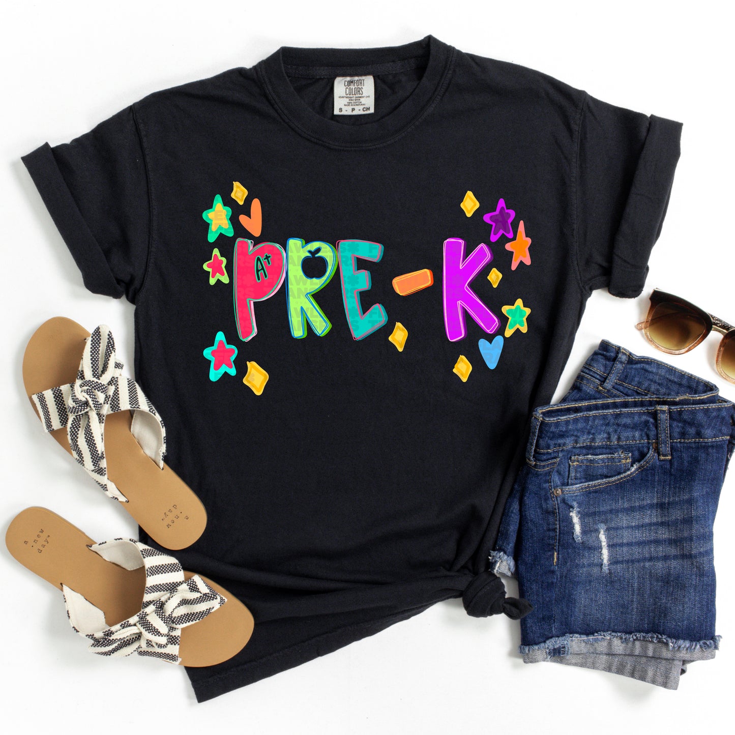 All Grades Back To School Doodles No Glitter #2254 DTF Transfer