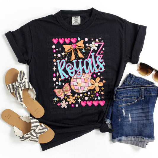 Royals Preppy Mascot DTF Transfer