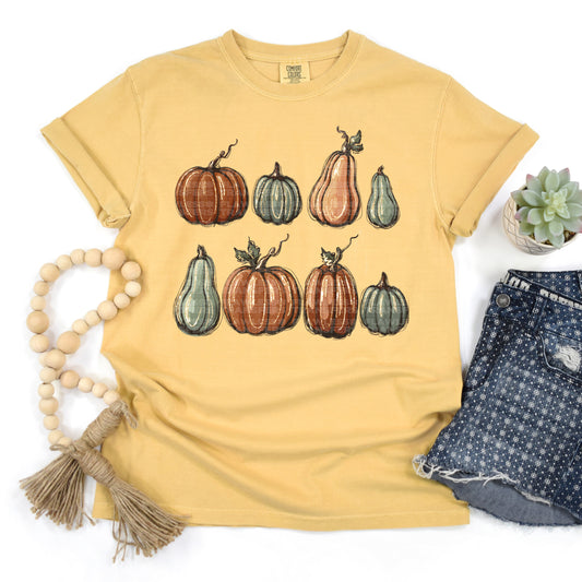Pumpkins And Gourds #0026 DTF Transfer