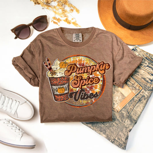 Pumpkin Spice Vibes #0033 DTF Transfer