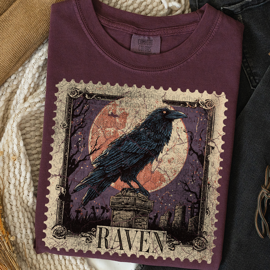 Raven Vintage Stamp #2321 DTF Transfer