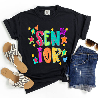 All Grades Back To School Doodles No Glitter #2254 DTF Transfer