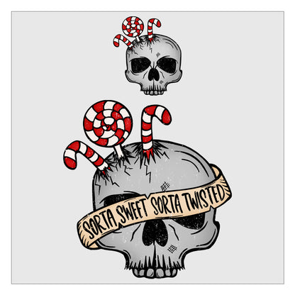 Sorta Sweet Sorta Twisted DTF Transfer - Pocket and Back Print SET