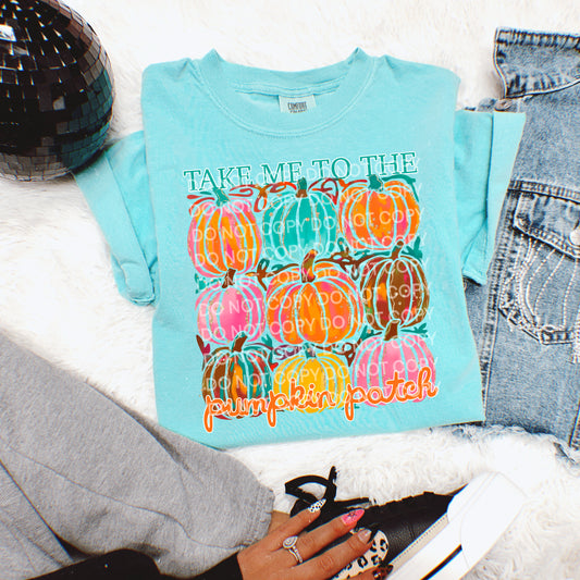 Take Me To The Pumpkin Patch #2239 DTF Transfer