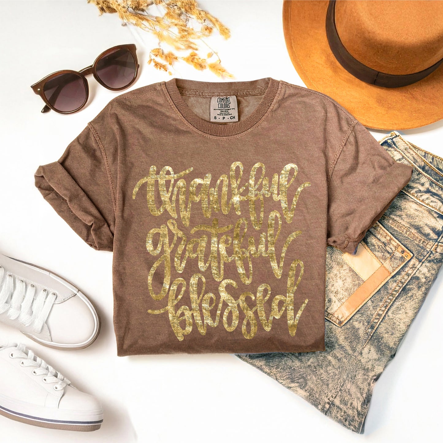 Thankful Grateful Blessed #2679 DTF Transfer