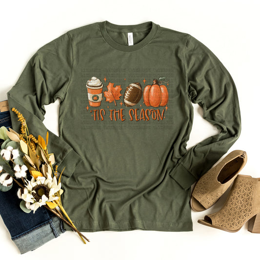 Tis The Season Fall Football - Design 1 DTF Transfer