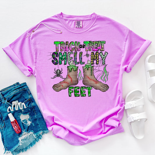 Trick Or Treat Smell My Feet #2448 DTF Transfer