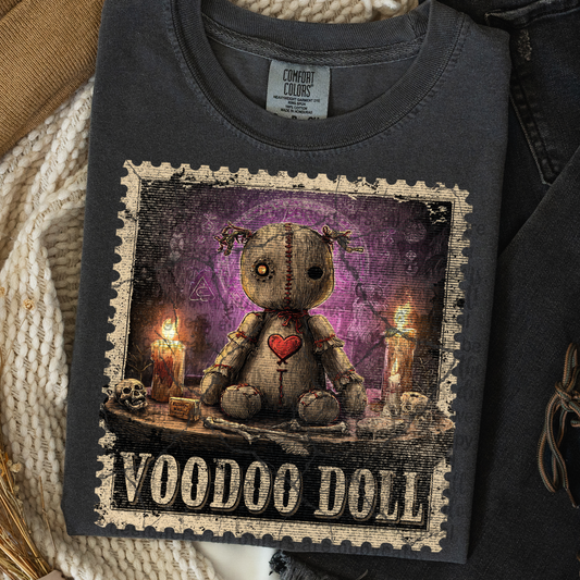 Voodoo Doll Vintage Stamp #2329 DTF Transfer