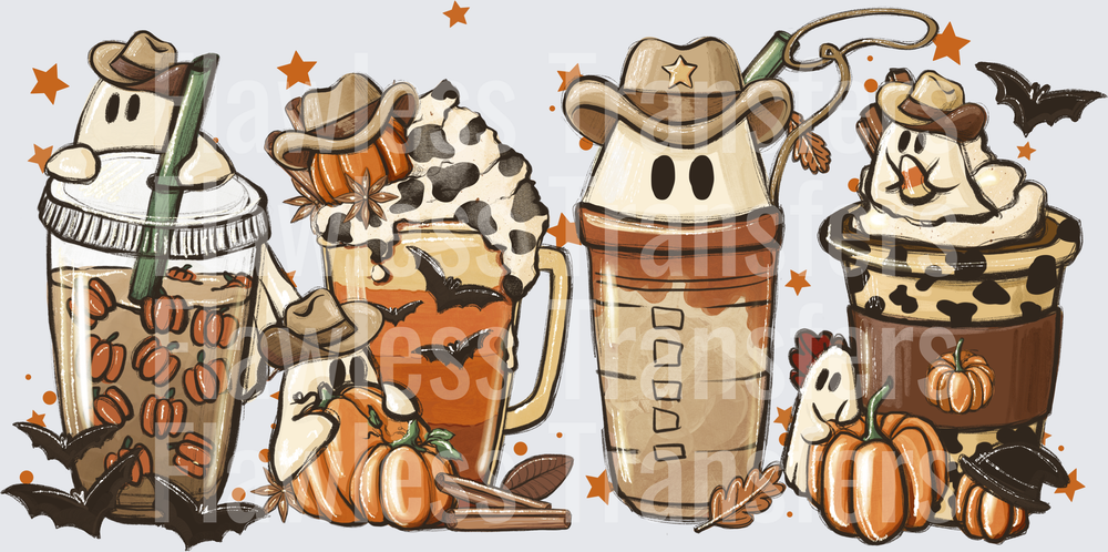 Boo Cowboy Coffee Latte #0438