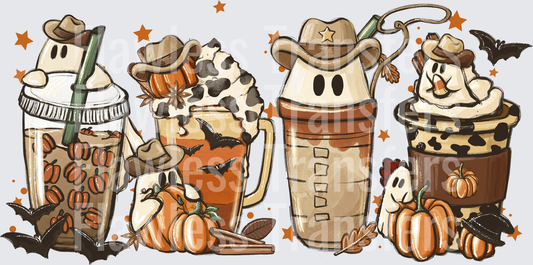 Boo Cowboy Coffee Latte #0438
