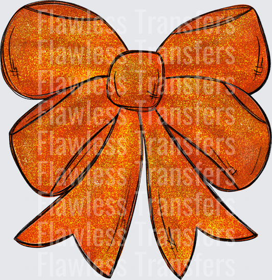 Orange Bow #4664