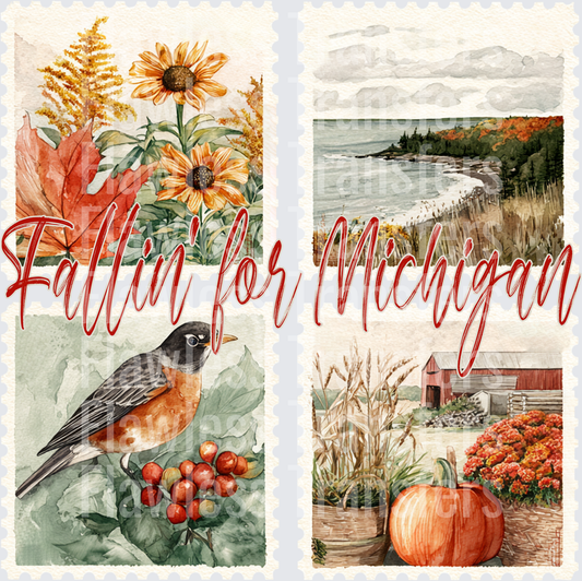 Fallin For Michigan Stamp #1156