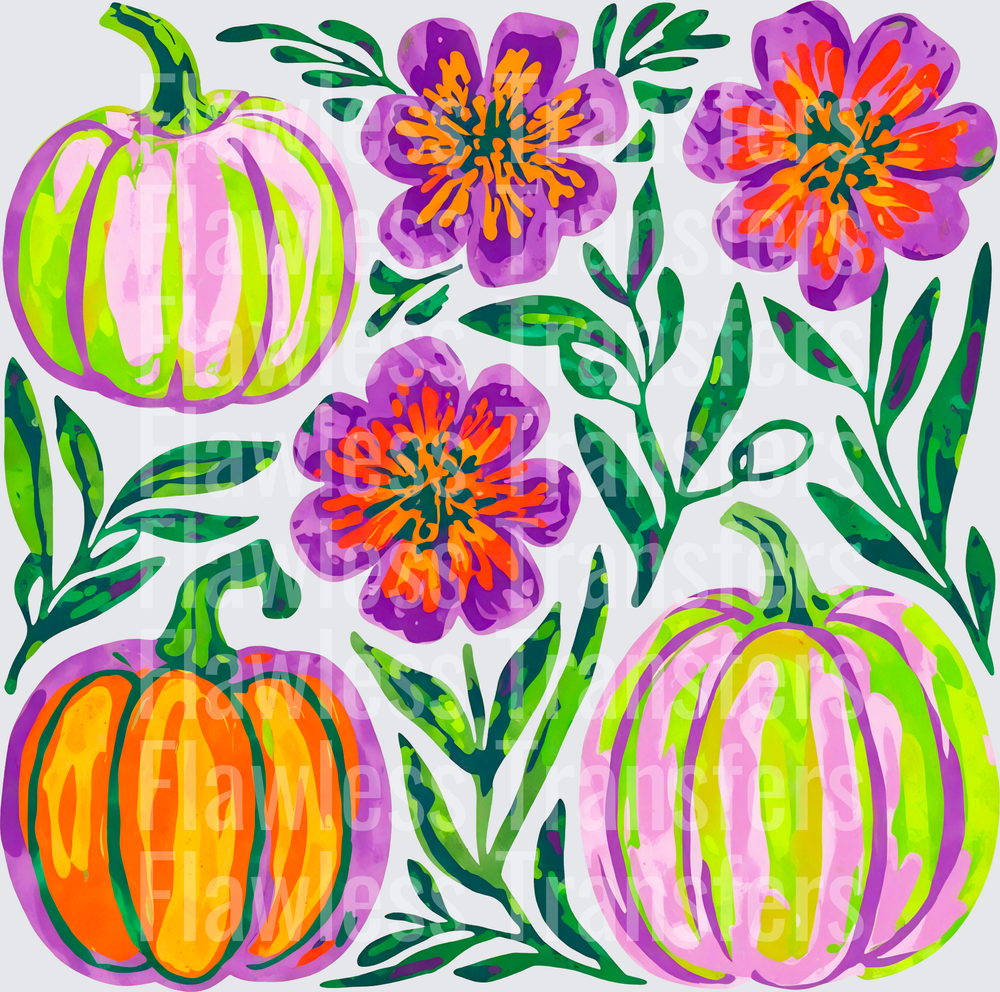 Neon Pumpkin Collage #0291