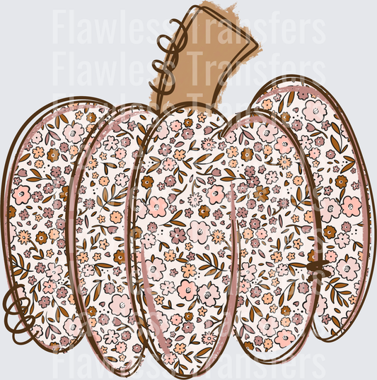 Floral Pumpkin #1880