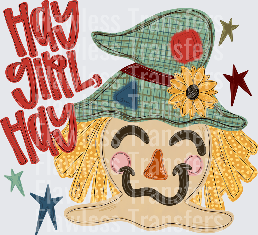 Hay Girl Hay Scarecrow #0426