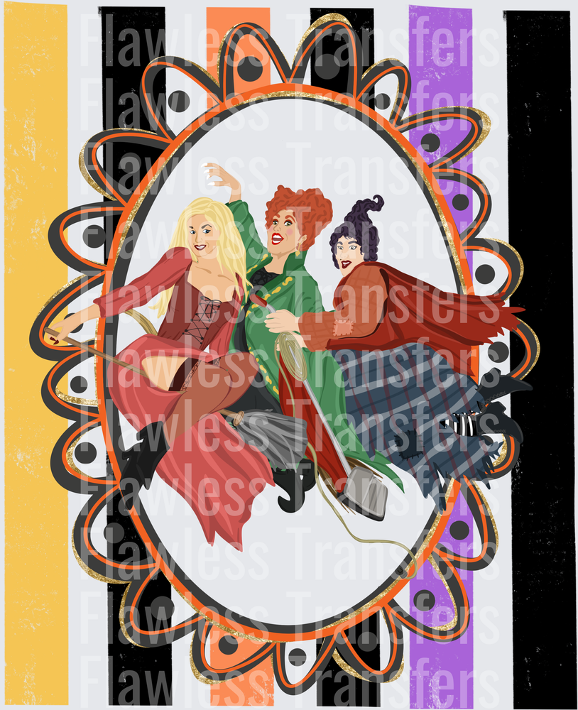Hocus Pocus Sanderson Sisters Stripes #0859