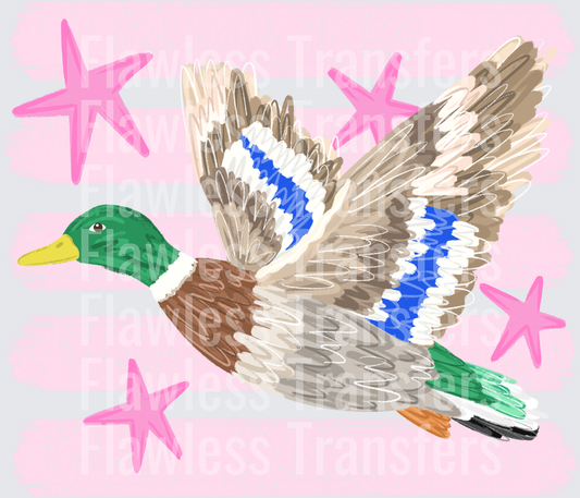 Mallard Duck Stripes Stars #4297