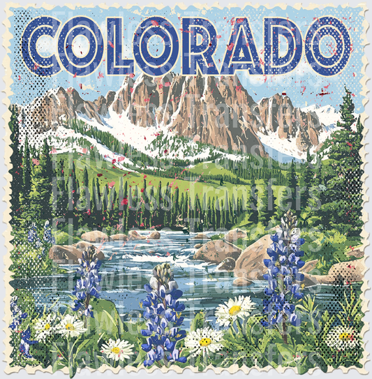 Colorado Vintage Stamp #1027