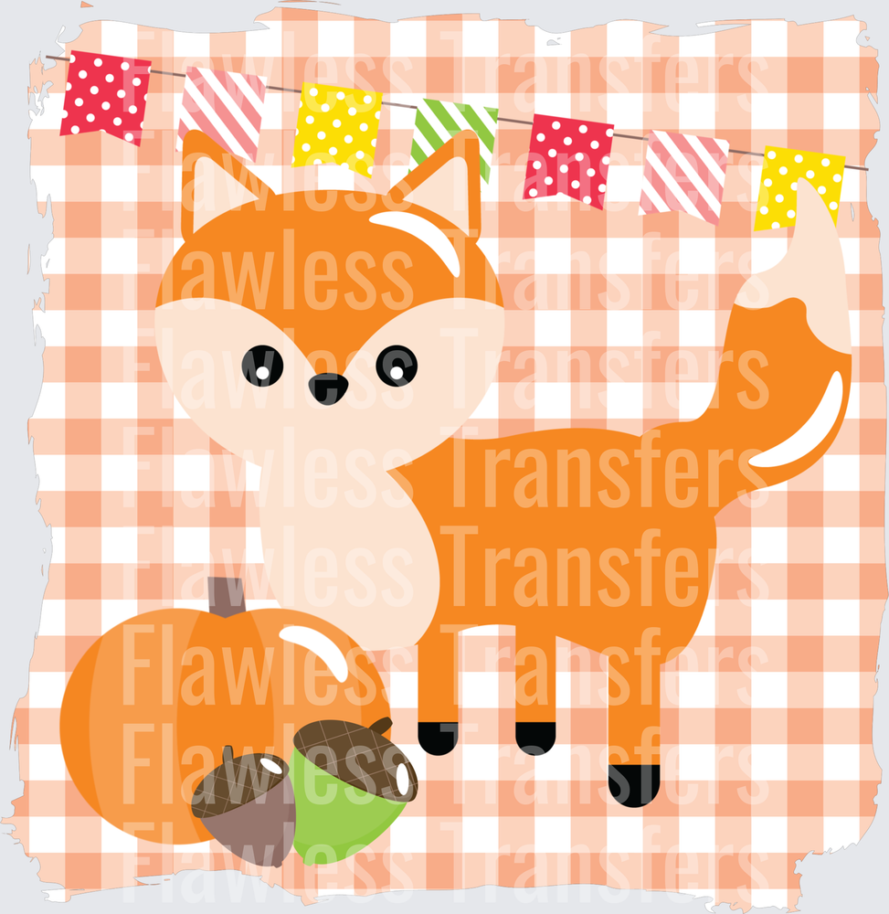 Boy Fox With Pumpkin #0386